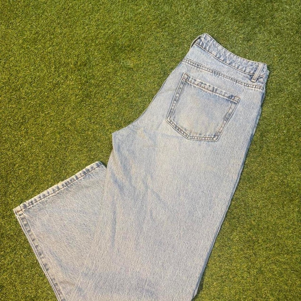 Garage Denim Light Wash Baggy Jeans